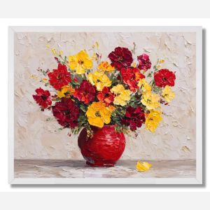 VASE OF COLOR - FRAMED