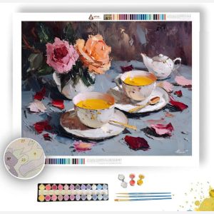 TEA FOR TWO - Paint by Numbers Full Kit