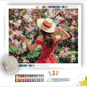 ROSE GARDEN HAT - Paint by Numbers Full Kit
