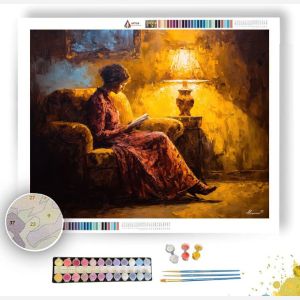 SILENT READING - Paint by Numbers Full Kit