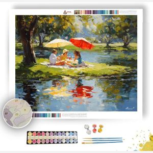 MEADOW LUNCH - Paint by Numbers Full Kit
