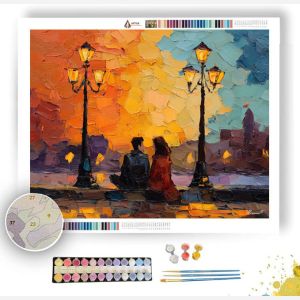 EVENING CONVERSATION - Paint by Numbers Full Kit