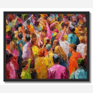 FESTIVAL OF COLORS - FRAMED