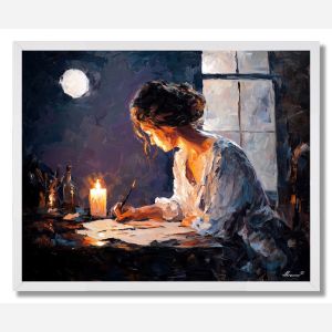 MIDNIGHT LETTER - FRAMED