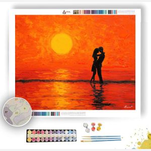 SUNSET EMBRACE - Paint by Numbers Full Kit