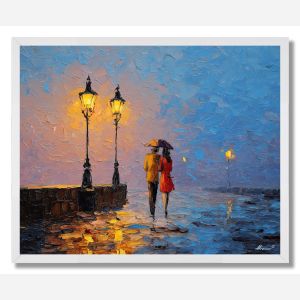 EVENING PROMENADE - FRAMED