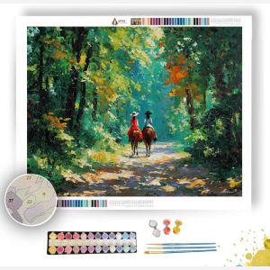 COUNTRYSIDE BRIDLE PATH - Paint by Numbers Full Kit