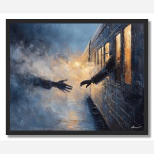 FAREWELL AT THE STATION - FRAMED