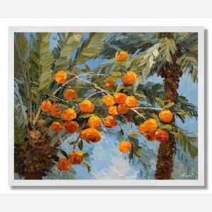 SYRIAN DATE ORCHARD - FRAMED