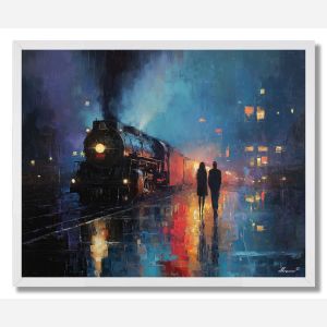 LAST TRAIN OF THE NIGHT - FRAMED