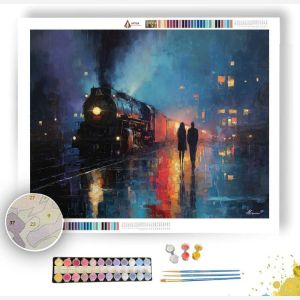 LAST TRAIN OF THE NIGHT - Paint by Numbers Full Kit