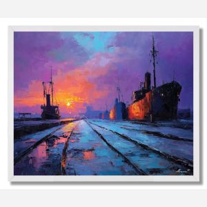 HARBOR RAIL LINK - FRAMED