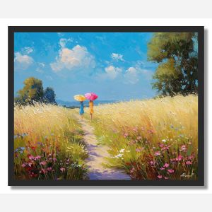 ENGLISH MEADOW PATH - FRAMED