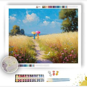 ENGLISH MEADOW PATH - Paint by Numbers Full Kit