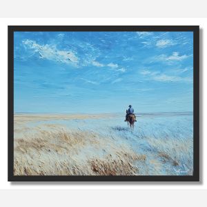STEPPE CROSSING - FRAMED