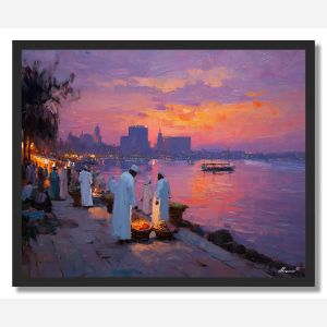 CAIRO RIVERSIDE MARKET - FRAMED