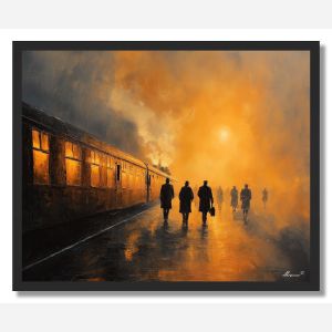 EVENING PASSENGERS - FRAMED