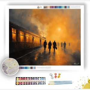 EVENING PASSENGERS - Paint by Numbers Full Kit