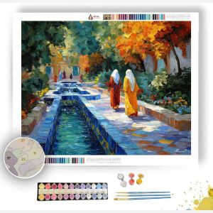 PERSIAN GARDEN WALK - Paint by Numbers Full Kit