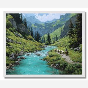 SWISS VALLEY TRAIL - FRAMED