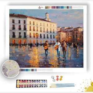 MADRID EVENING STROLL - Paint by Numbers Full Kit