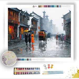 SHANGHAI PORT STREET - Paint by Numbers Full Kit