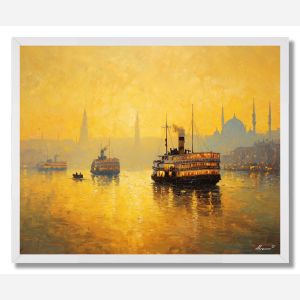 ISTANBUL GOLDEN HORN - FRAMED