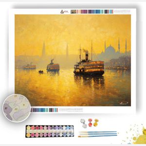 ISTANBUL GOLDEN HORN - Paint by Numbers Full Kit