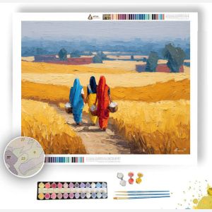 INDIAN COUNTRYSIDE MORNING - Paint by Numbers Full Kit