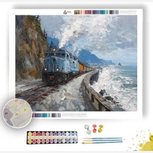 COASTAL LOCOMOTIVE - Paint by Numbers Full Kit