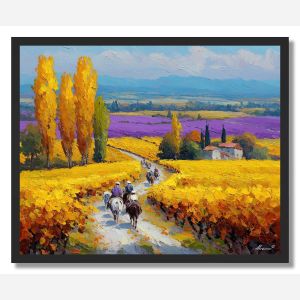 FRENCH VINEYARD ROAD - FRAMED