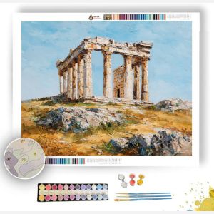 GREEK HILLTOP RUINS - Paint by Numbers Full Kit