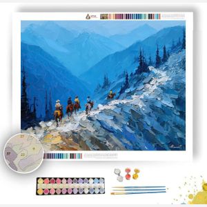 MOUNTAIN TRACK RIDE - Paint by Numbers Full Kit