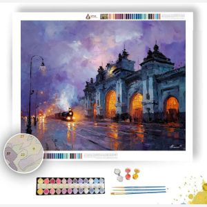 EUROPEAN EXPRESS EVENING - Paint by Numbers Full Kit