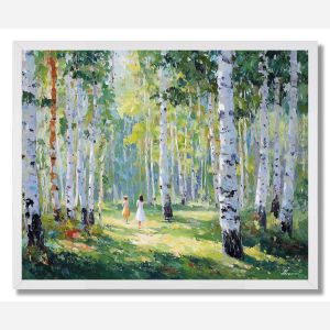 RUSSIAN BIRCH FOREST - FRAMED