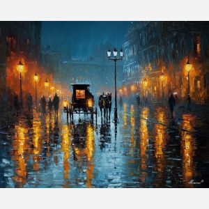CARRIAGE IN RAIN