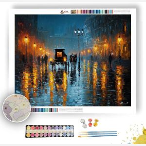 CARRIAGE IN RAIN - Paint by Numbers Full Kit