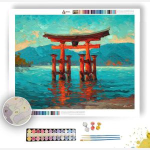JAPANESE SHRINE GATE - Paint by Numbers Full Kit