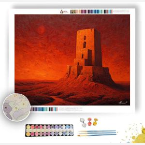 PERSIAN DESERT TOWER - Paint by Numbers Full Kit