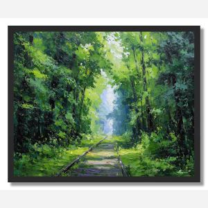 FOREST RAIL PATH - FRAMED