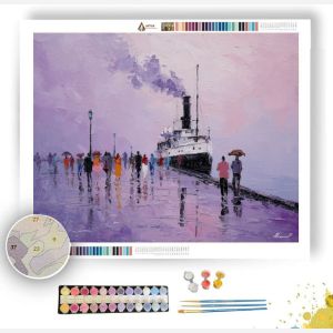 STEAMSHIP DEPARTURE - Paint by Numbers Full Kit