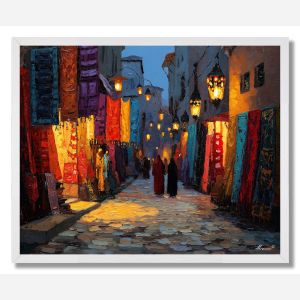 ISTANBUL BAZAAR PATH - FRAMED