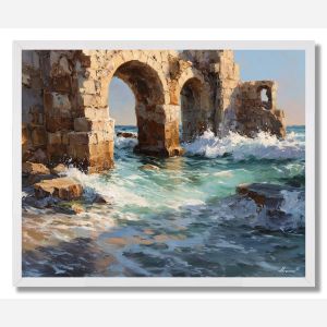 ROMAN COASTAL ARCH - FRAMED