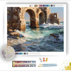 ROMAN COASTAL ARCH - Paint by Numbers Full Kit