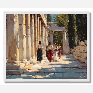 ATHENS STONE AVENUE - FRAMED