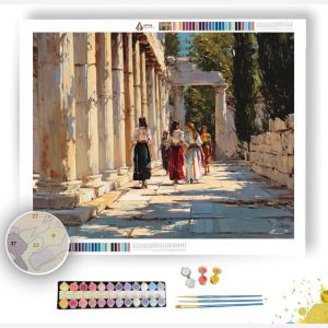 ATHENS STONE AVENUE - Paint by Numbers Full Kit