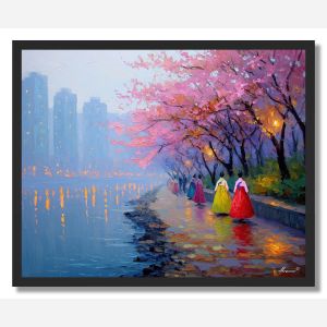 SEOUL HAN RIVER WALK - FRAMED