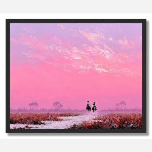 ARGENTINIAN PAMPA SUNRISE - FRAMED