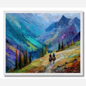 MOUNTAIN PASS JOURNEY - FRAMED