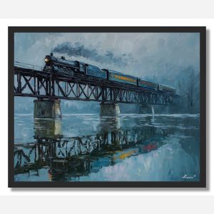 RIVER BRIDGE EXPRESS - FRAMED